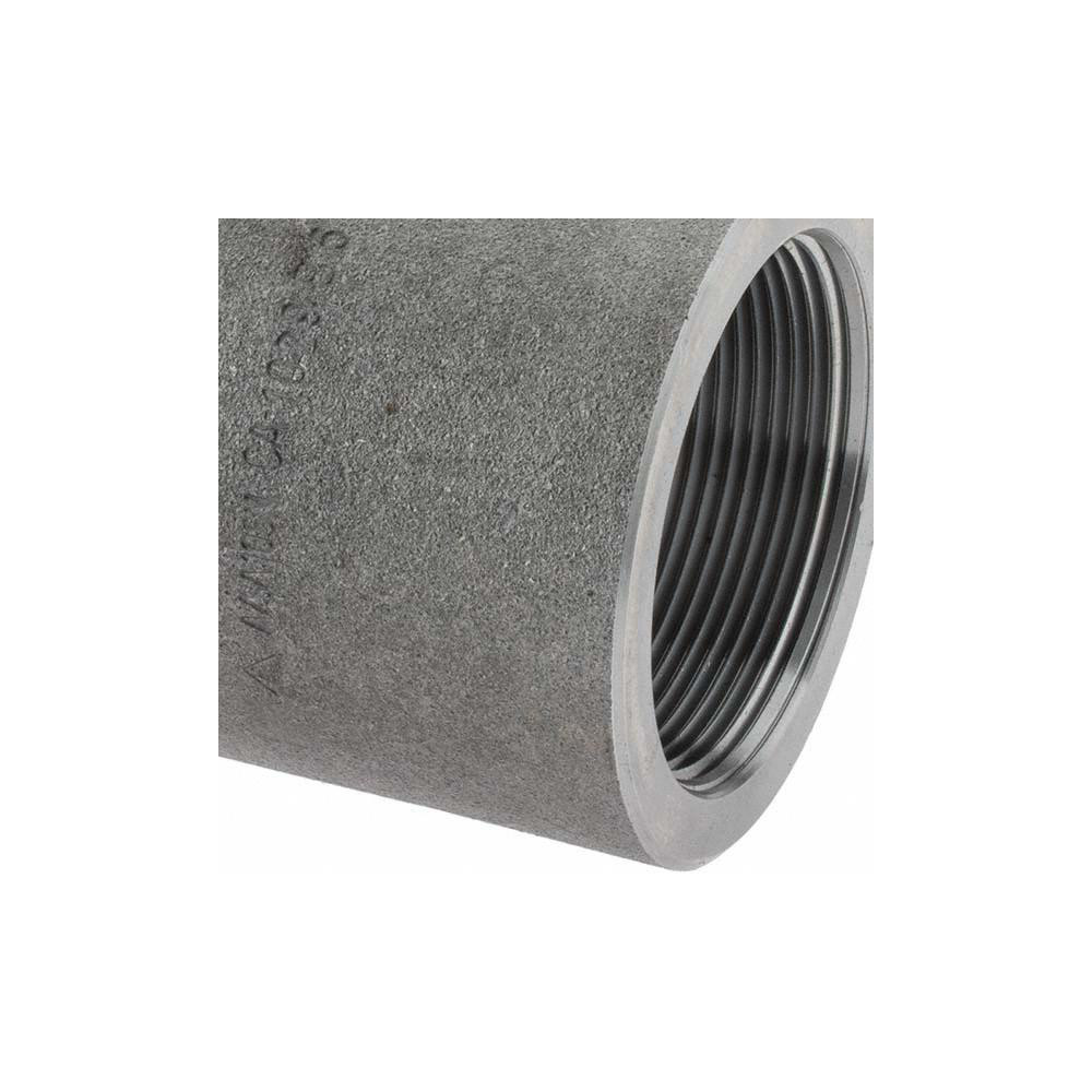 Value Collection Black Pipe Fittings: Coupling, 2", NPT, Forged Carbon Steel - -12129-8