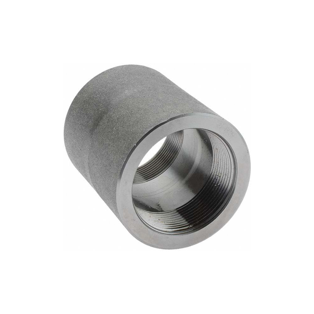 Value Collection Black Pipe Fittings: Coupling, 2", NPT, Forged Carbon Steel - -12129-8
