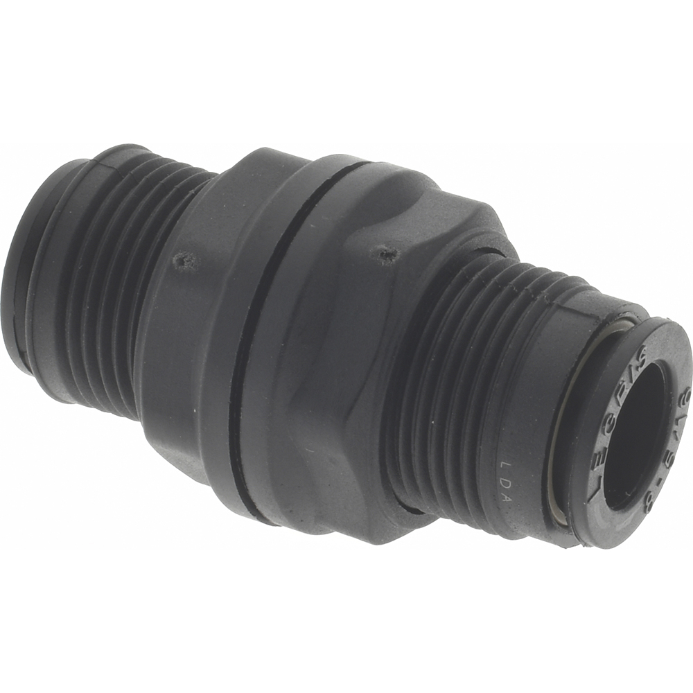 Legris Push-to-Connect Tube x Tube Fitting: Bulkhead Union - 3116 06 00