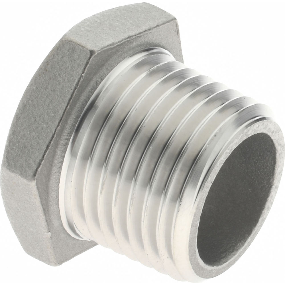 Merit Brass Pipe Bushing: 1/2 x 1/4", 316 Stainless Steel - K614-0804