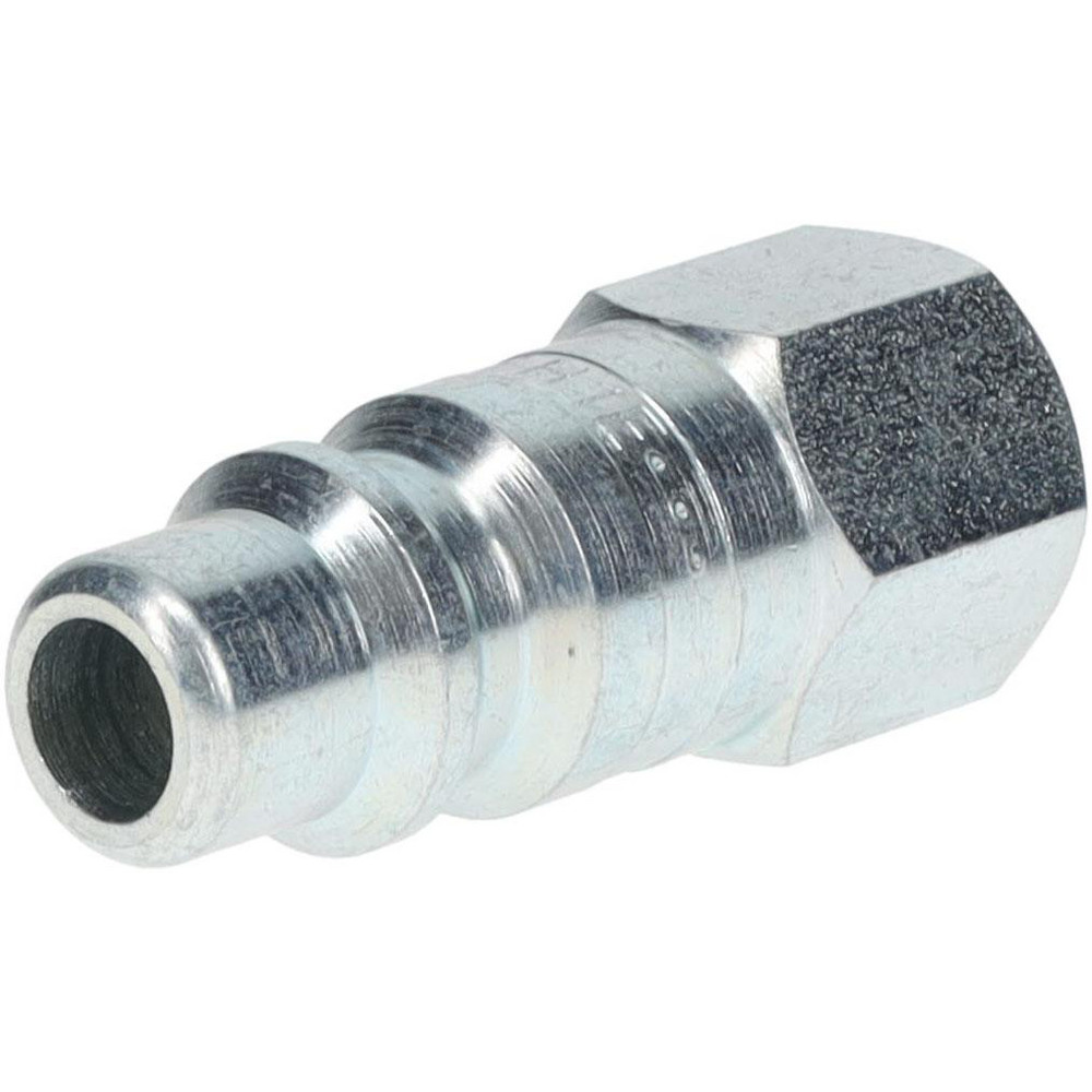 Parker Pneumatic Hose Coupling: 1/4-18, 3/8" Body Dia, Industrial Interchange - H1E