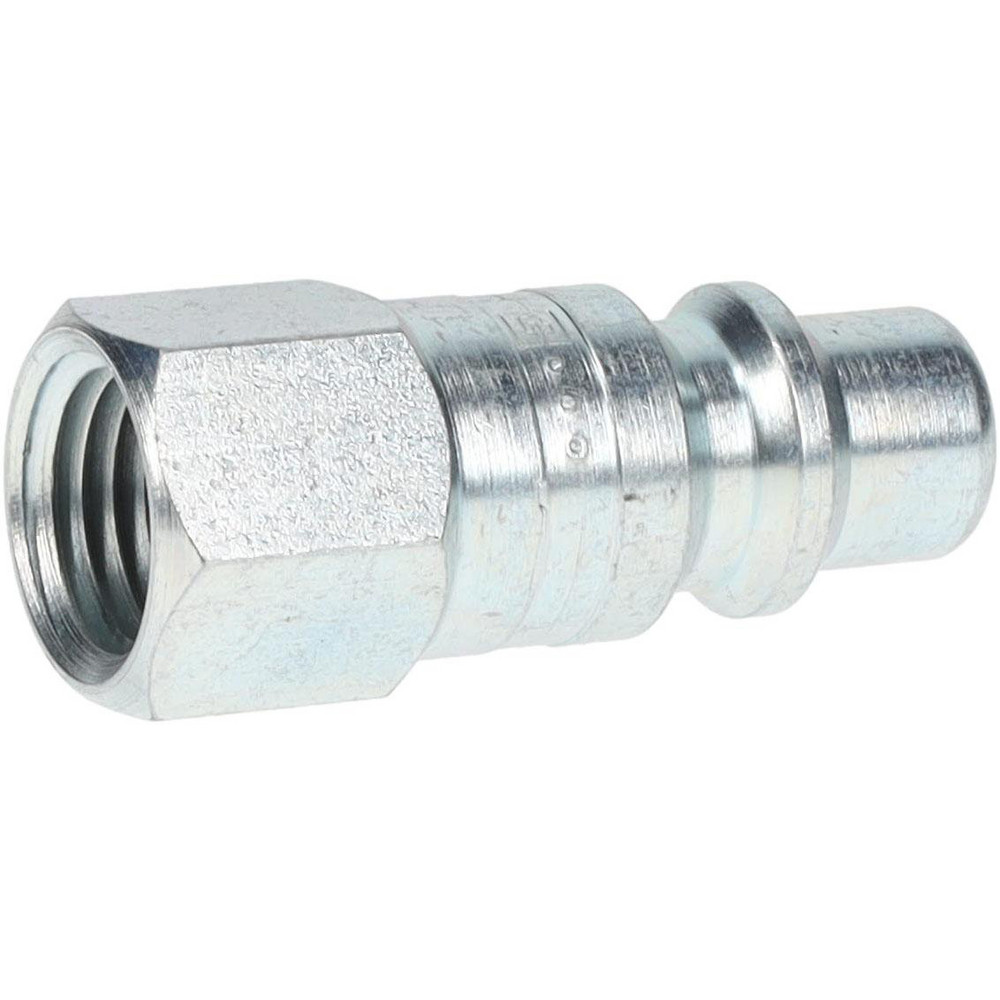 Parker Pneumatic Hose Coupling: 1/4-18, 3/8" Body Dia, Industrial Interchange - H1E