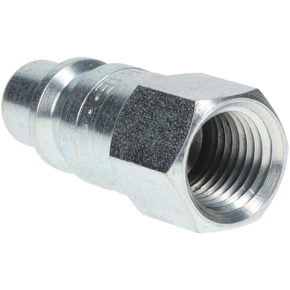 Parker Pneumatic Hose Coupling: 1/4-18, 3/8" Body Dia, Industrial Interchange - H1E