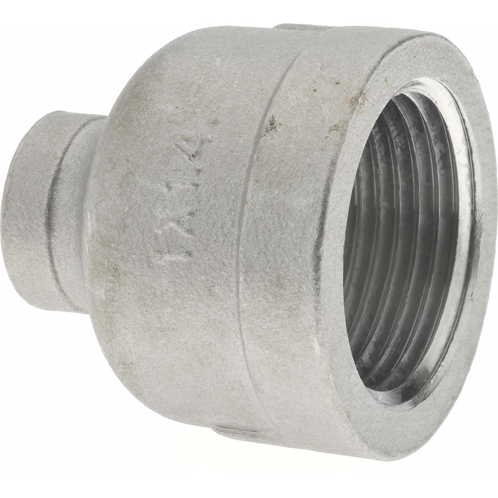 Merit Brass Pipe Reducer: 1 x 1/4", 304 Stainless Steel - K412-1604