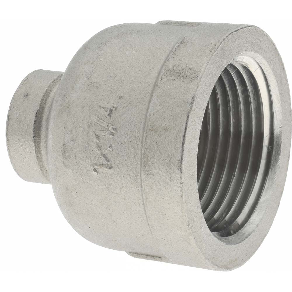 Merit Brass Pipe Reducer: 1 x 1/4", 304 Stainless Steel - K412-1604