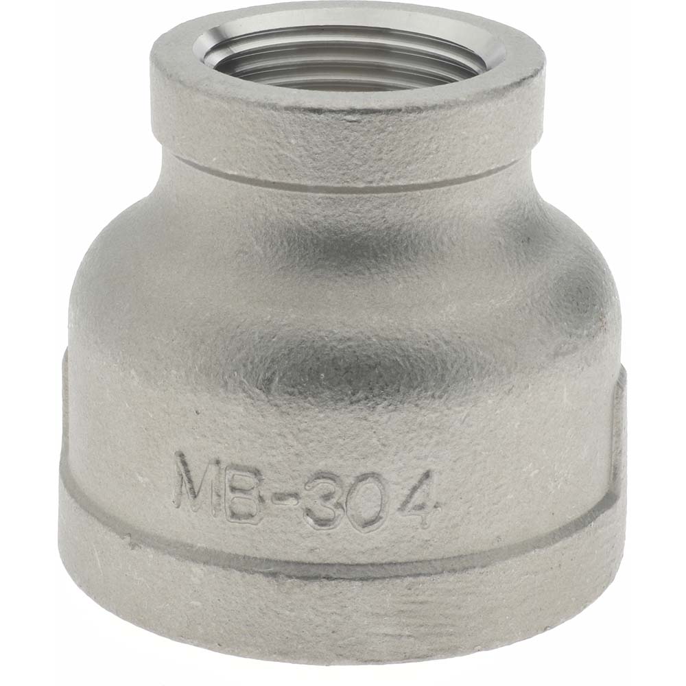 Merit Brass Pipe Reducer: 1 x 1/4", 304 Stainless Steel - K412-1604