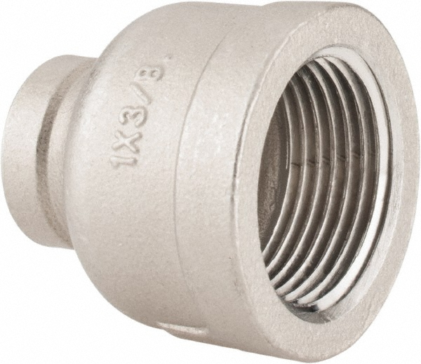 Merit Brass Pipe Reducer: 1 x 1/4", 304 Stainless Steel - K412-1604