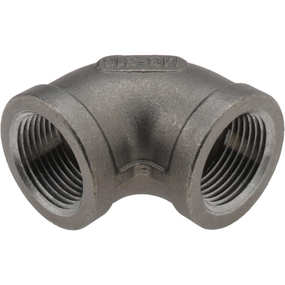 Value Collection Pipe 90 deg Elbow: 3/8", 316 Stainless Steel - 6LB903/8