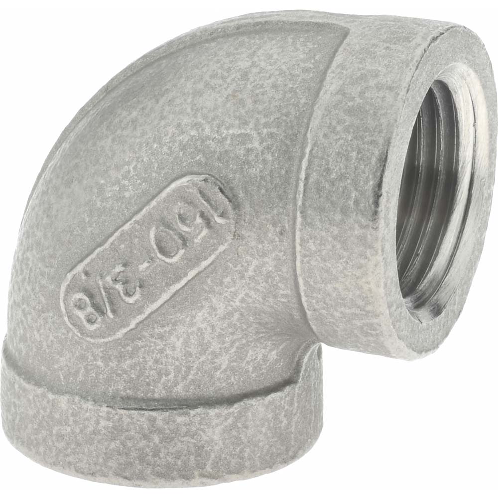 Value Collection Pipe 90 deg Elbow: 3/8", 316 Stainless Steel - 6LB903/8
