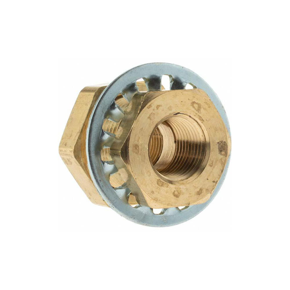 Parker Industrial Pipe Anchor Coupling: 3/8-18 Female Thread, 1-14 Male Thread, MNPTF x FNPTF - KP25688