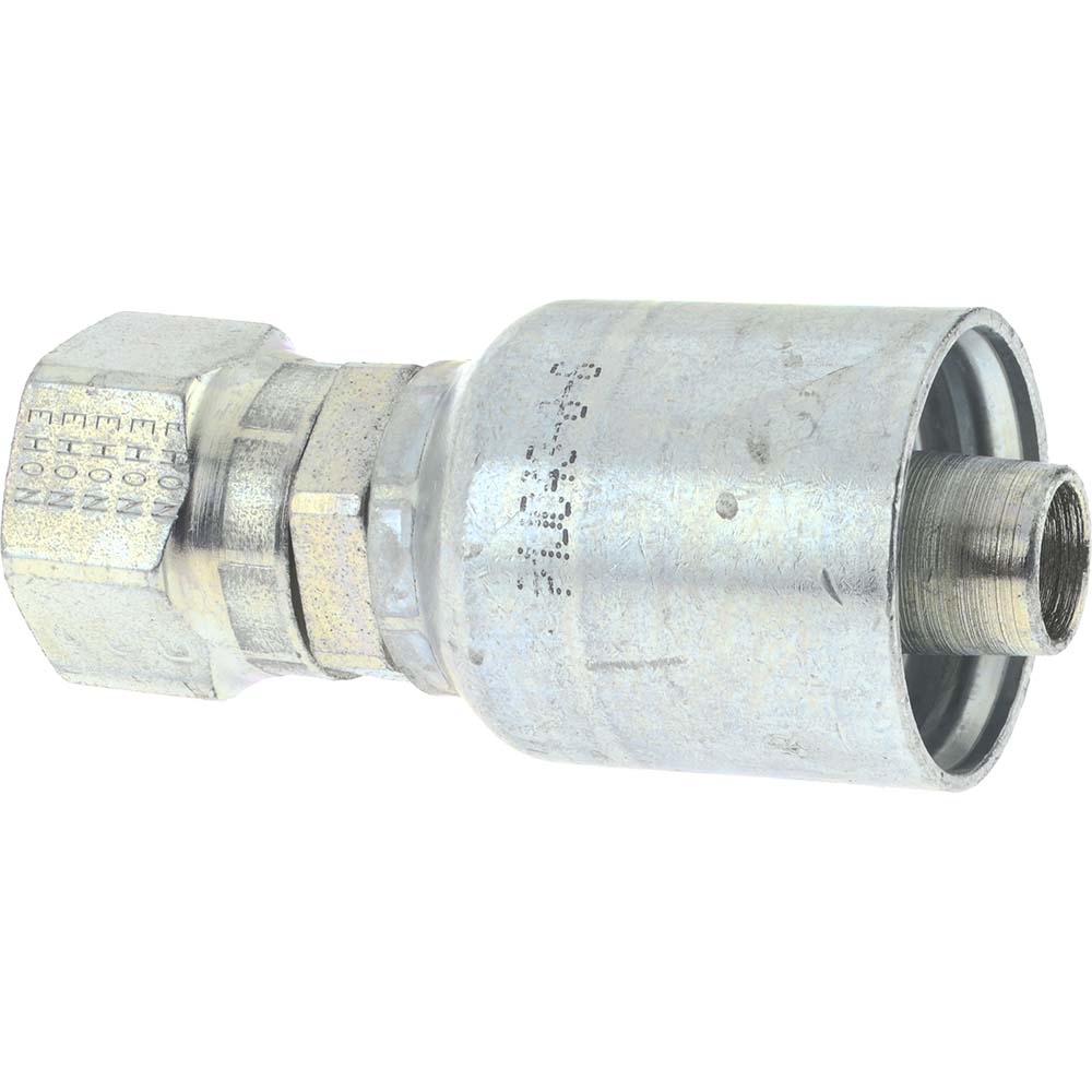 Parker Hydraulic Hose Female Swivel Fitting: 0.5" ID, 8 mm, 1/2" - KP46918
