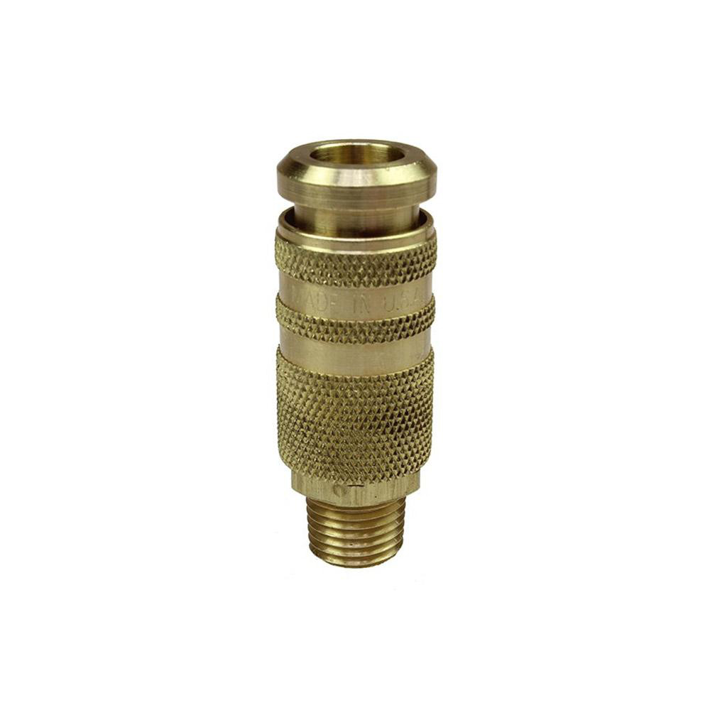 Coilhose Pneumatics Pneumatic Hose Coupling: 3/8" Thread, 1/4" Body Dia, Industrial Interchange - 15C90B6M