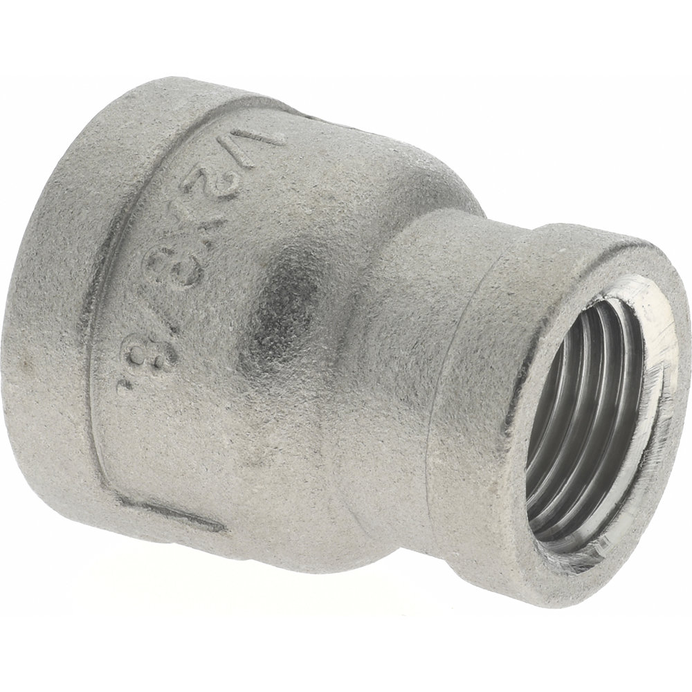 Ham-Let Pipe Adapter: 1/2 x 3/8", 316 Stainless Steel - 3001154