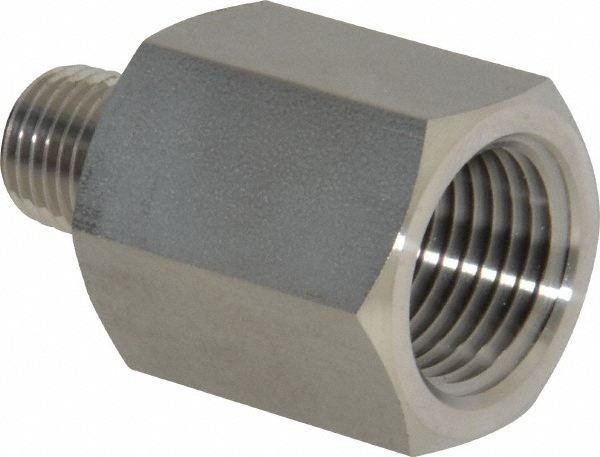Ham-Let Pipe Adapter: 1/2 x 3/8", 316 Stainless Steel - 3001154