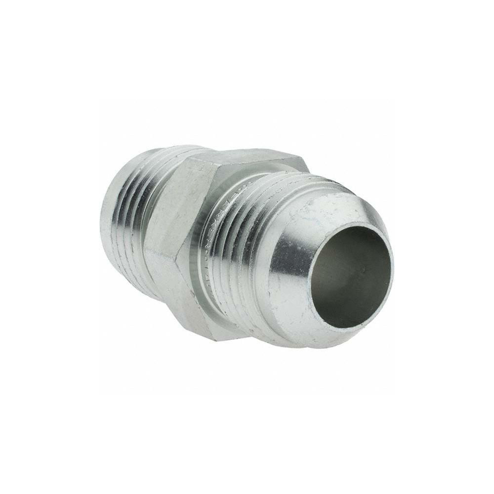Parker Steel Flared Tube Connector: 3/4" OD, 37 deg Flared Angle - KP67153