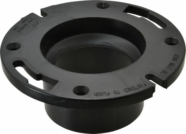 NIBCO 4 x 3" Pipe, 5-3/8" OD, ABS Closet Flange - I355320