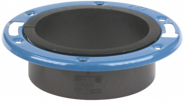 NIBCO 4 x 3" Pipe, 5-3/8" OD, ABS Closet Flange - I355320