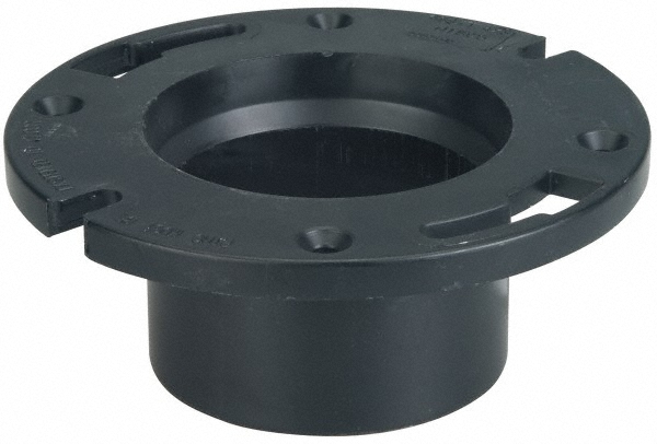 NIBCO 4 x 3" Pipe, 5-3/8" OD, ABS Closet Flange - I355320