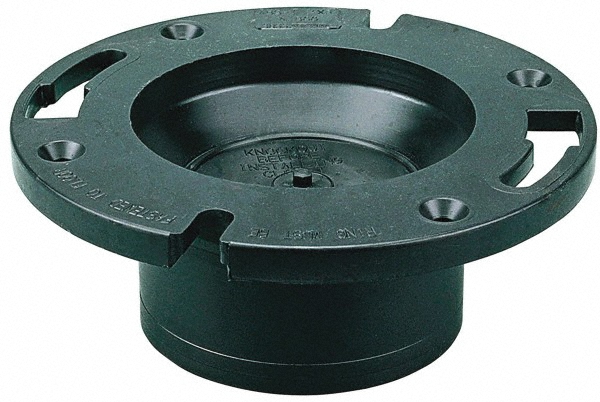 NIBCO 4 x 3" Pipe, 5-3/8" OD, ABS Closet Flange - I355320