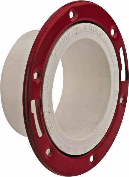 NIBCO 4 x 3" Pipe, 5-3/8" OD, ABS Closet Flange - I355320