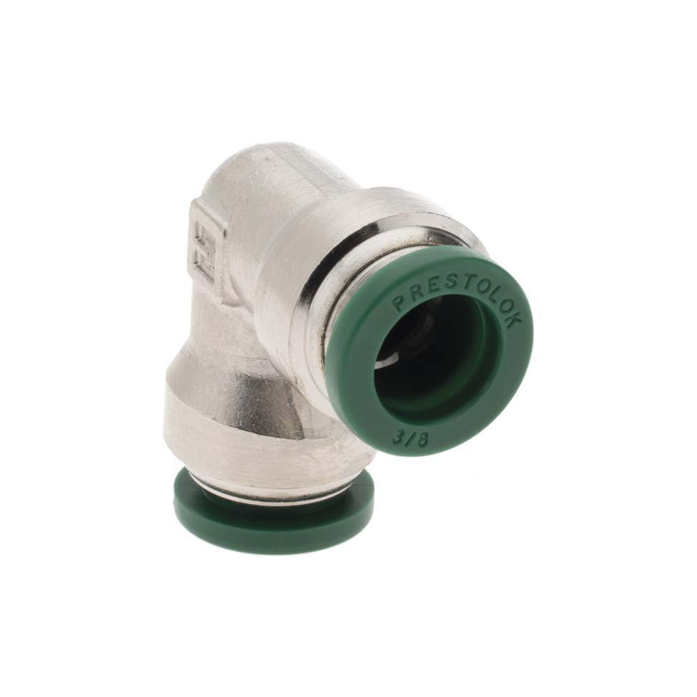 Parker Push-to-Connect Tube x Tube Fitting: Union Elbow, 3/8" OD - 12535