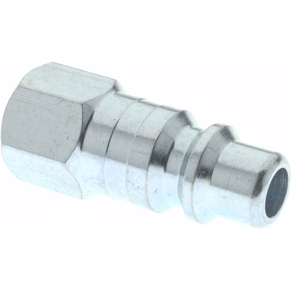 Parker Pneumatic Hose Coupling: 1/2-14, 3/8" Body Dia, Industrial Interchange - H2E-F