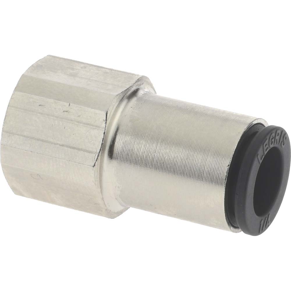 Legris Push-to-Connect Push-to-Connect Fitting: Straight, NPT, 1/4" OD - 3014 56 11