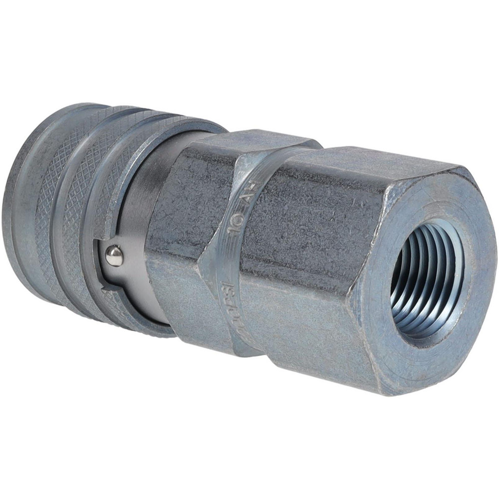 Parker Hydraulic Hose Female Pipe Rigid Fitting: 1/2", 1/2-14, 3,625 psi - PQ-00036