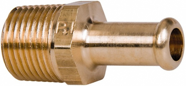 Parker Barbed Hose Fitting: 3/8" x 3/8" ID Hose, Male Connector - 125HBL-6-6