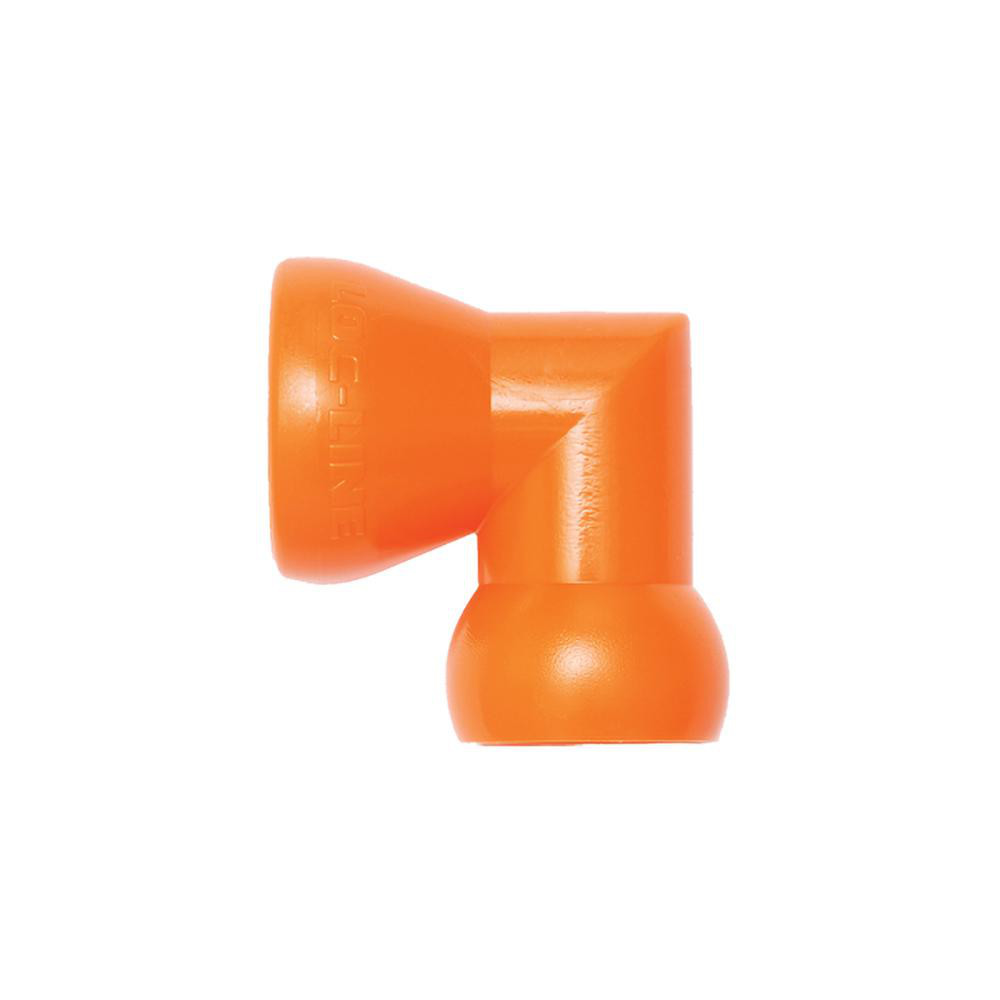 Parker Steel Flared Tube 45 Deg Elbow: 1/4" OD, 37 deg Flared Angle - KP17679