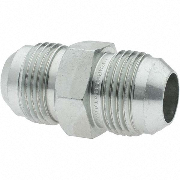 Parker Steel Flared Tube 45 Deg Elbow: 1/4" OD, 37 deg Flared Angle - KP17679