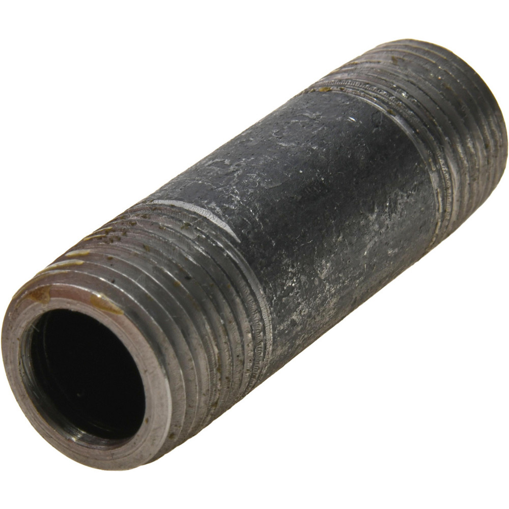 Value Collection Black Pipe Nipple: 1/2" Dia x 2-1/2" Long, Schedule 80 - XNB04025
