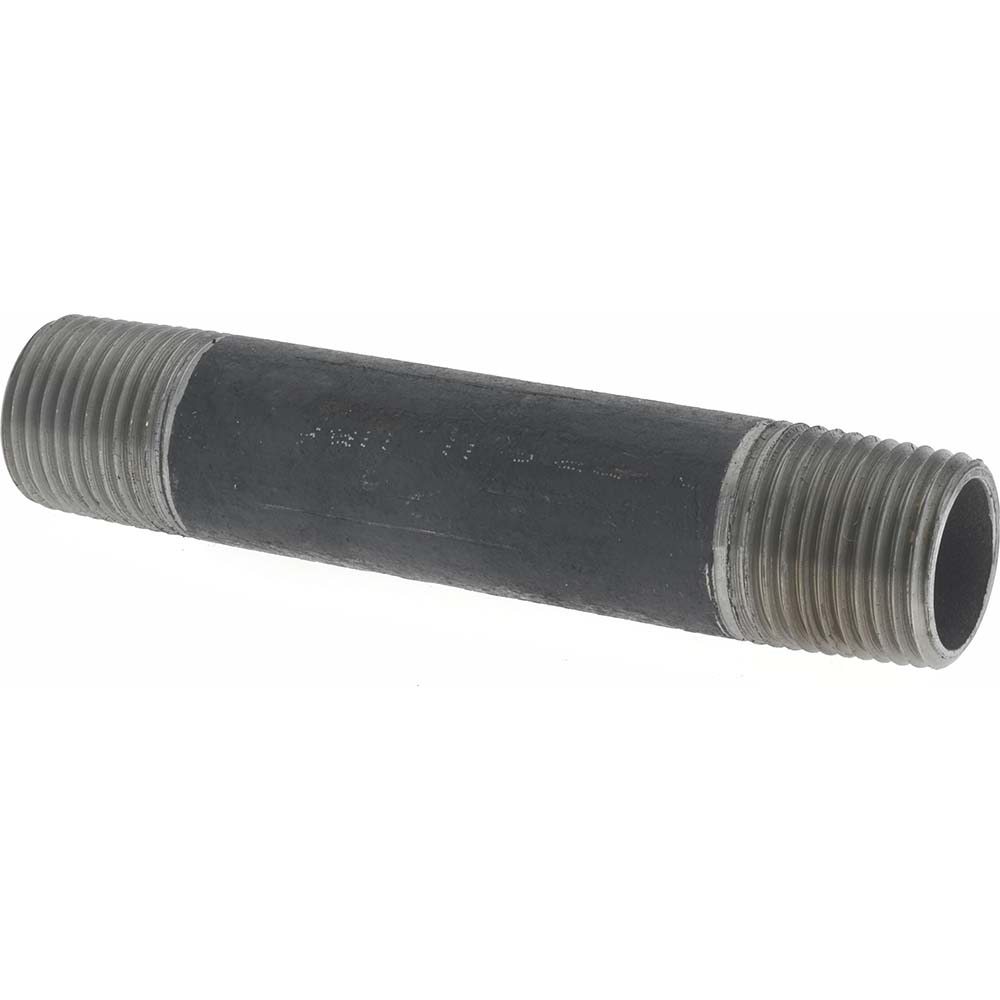 Value Collection Black Pipe Nipple: 1/2" Dia x 2-1/2" Long, Schedule 80 - XNB04025