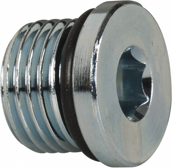 Merit Brass Pipe Hex Plug: 3/4", 316 & 316L Stainless Steel - 3617HD-12