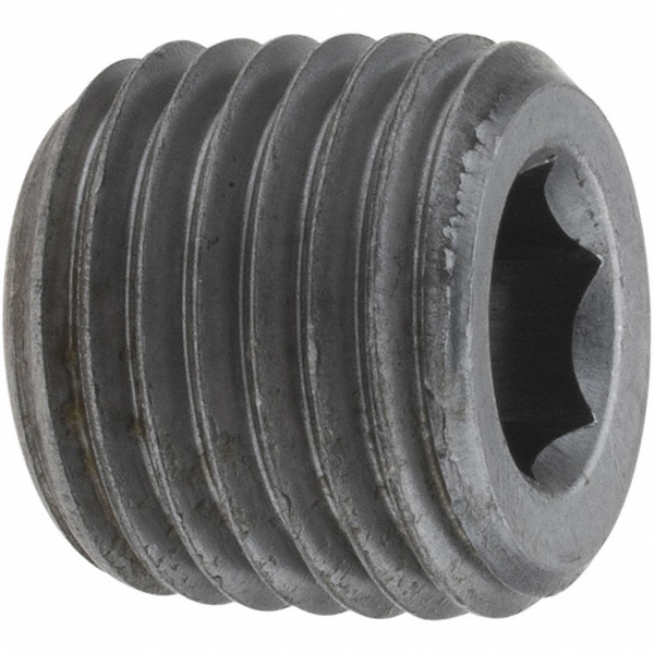 Merit Brass Pipe Hex Plug: 3/4", 316 & 316L Stainless Steel - 3617HD-12