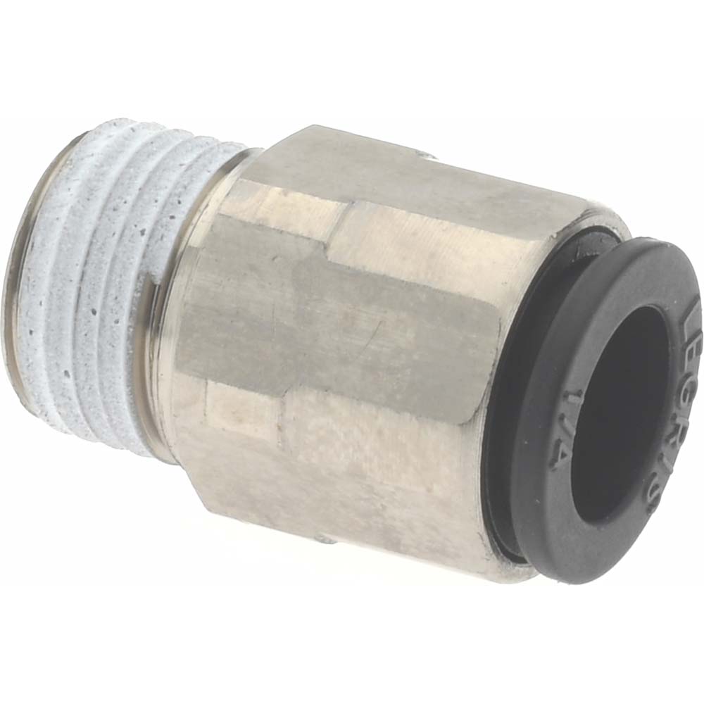 Legris Push-to-Connect Tube x Male x Tube x Male BSPT Fitting: Connector, BSPT, 6.00 mm OD - 3675 06 10