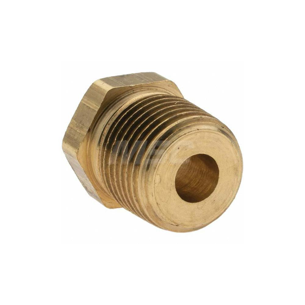 Parker Industrial Pipe Bushing: 1/8" Female Thread, 1/2" Male Thread, MNPTF x FNPTF - -11089-1