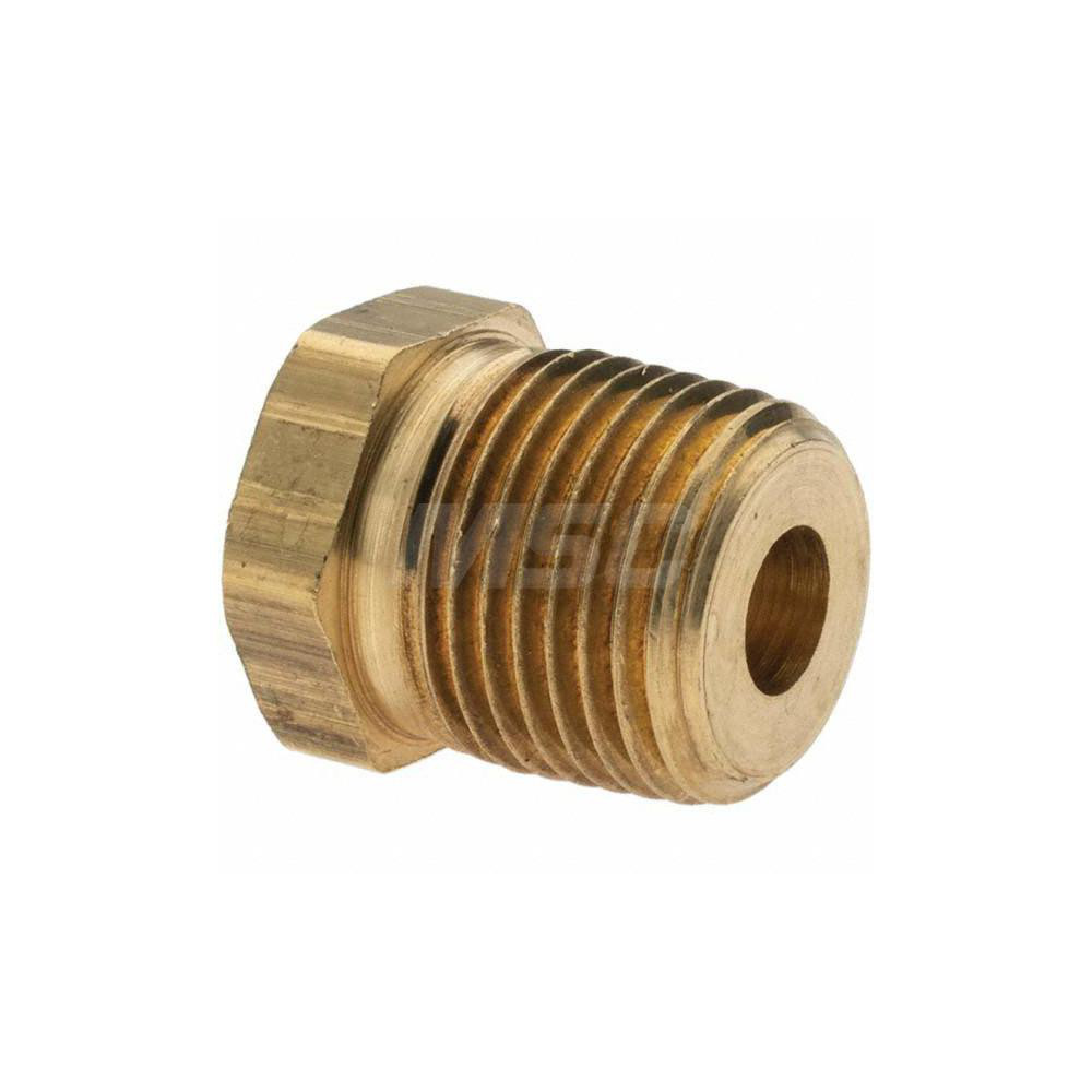 Parker Industrial Pipe Bushing: 1/8" Female Thread, 1/2" Male Thread, MNPTF x FNPTF - -11089-1