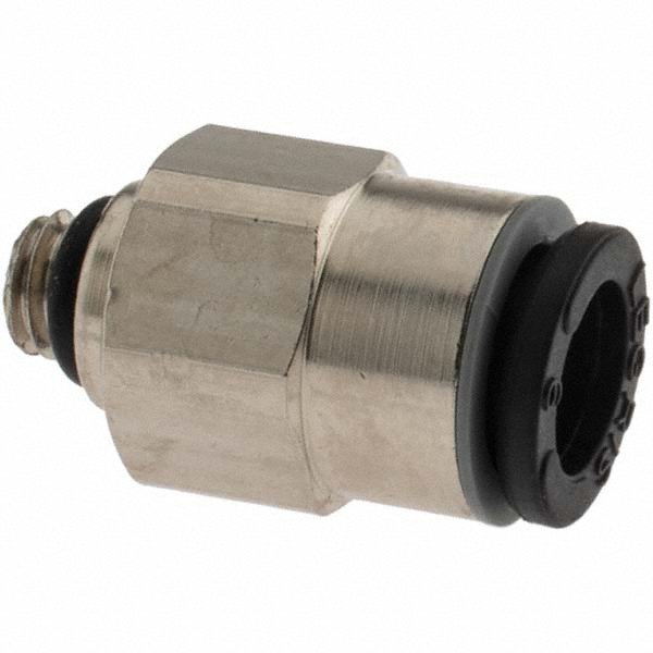 Parker Push-to-Connect Push-to-Connect Fitting: Connector, M5x0.8 Thread, 6.00 mm OD - KP23983