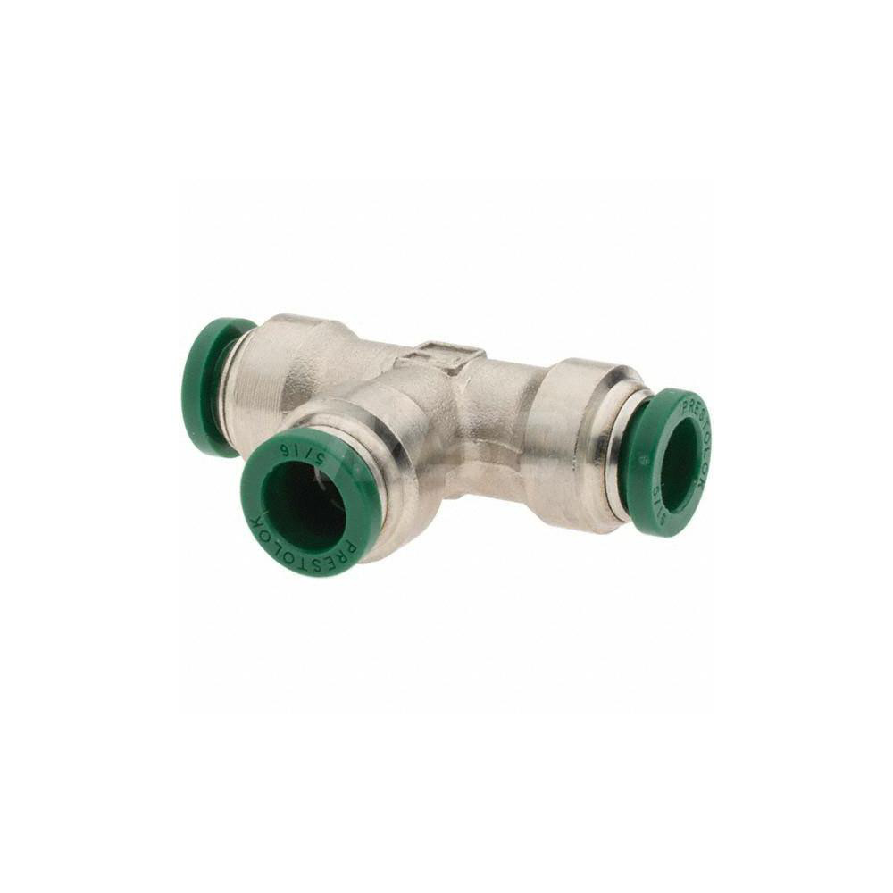 Parker Push-to-Connect Tube x Tube Fitting: Union Tee, 5/16" OD - 12569