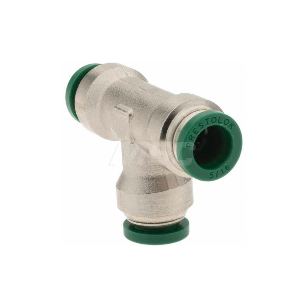 Parker Push-to-Connect Tube x Tube Fitting: Union Tee, 5/16" OD - 12569