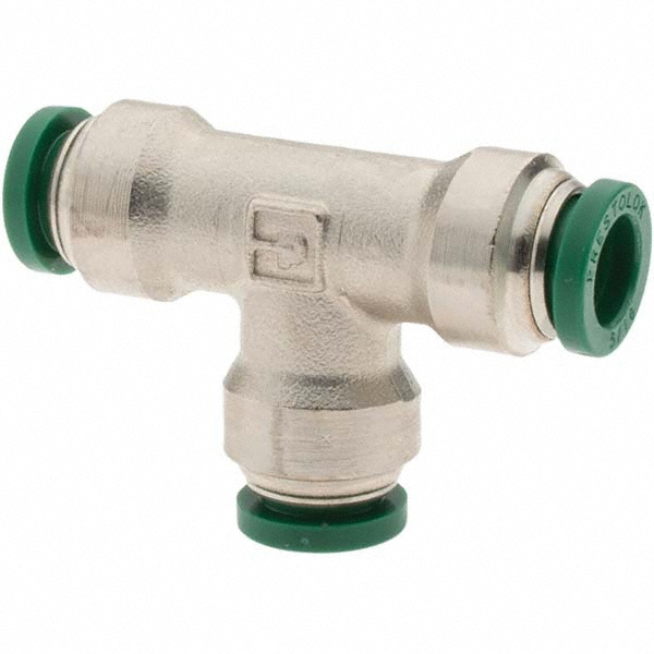 Parker Push-to-Connect Tube x Tube Fitting: Union Tee, 5/16" OD - 12569