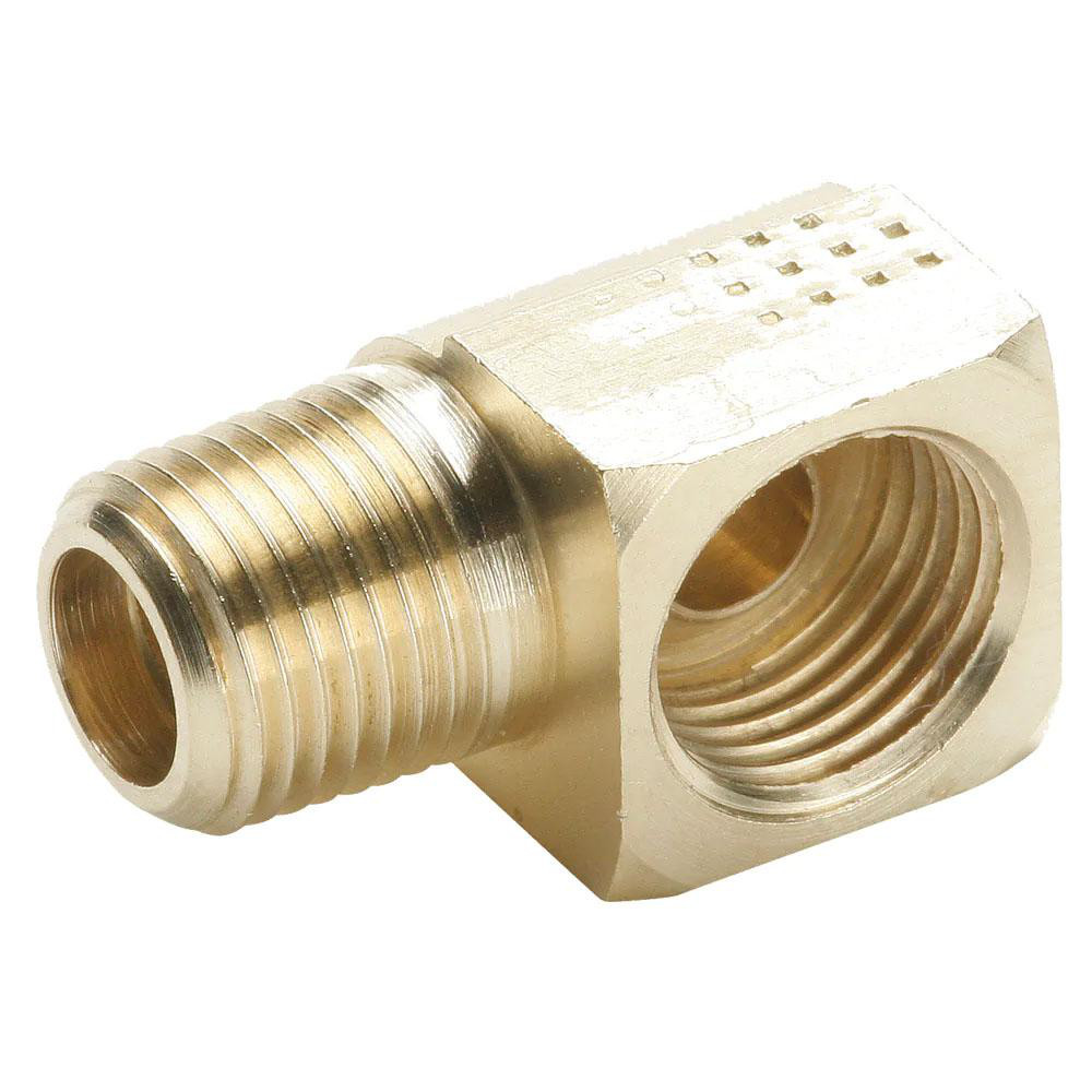 Parker Brass Flared Tube Inverted Nut: 3/16" OD, 3/8-24 Thread - 11069