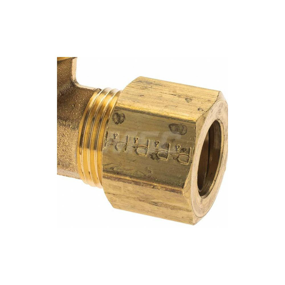 Parker Compression Tube Union: 11/16-20, 1/2" Tube OD, Compression x Compression x Compression - -11084-5