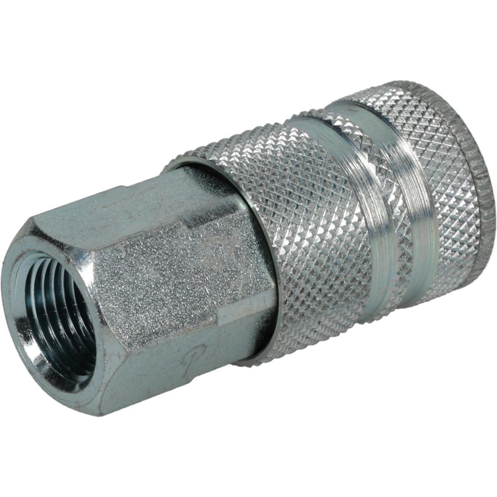 Coilhose Pneumatics Pneumatic Hose Coupling: 3/8" Thread, 3/8" Body Dia, Industrial Interchange - 580
