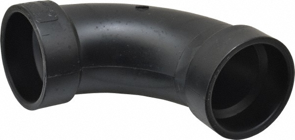 NIBCO Drain, Waste & Vent 90 deg; Street Elbow: 2" Fitting, Spig x Hub, Acrylonitrile Butadiene Styrene - I057500