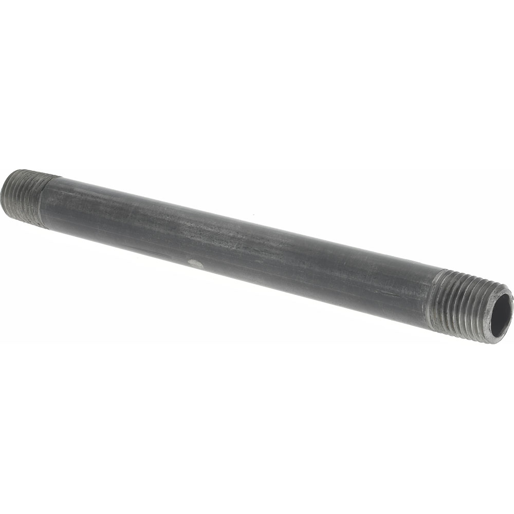 Value Collection Black Pipe Nipple: 1/4" Dia x 5-1/2" Long, Schedule 40 - NB02055
