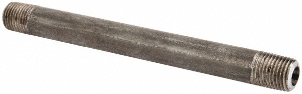 Value Collection Black Pipe Nipple: 1/4" Dia x 5-1/2" Long, Schedule 40 - NB02055