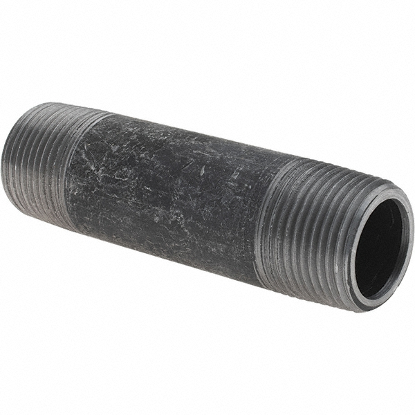 Value Collection Black Pipe Nipple: 3/4" Dia x 1-1/2" Long, Schedule 80 - BD-13660