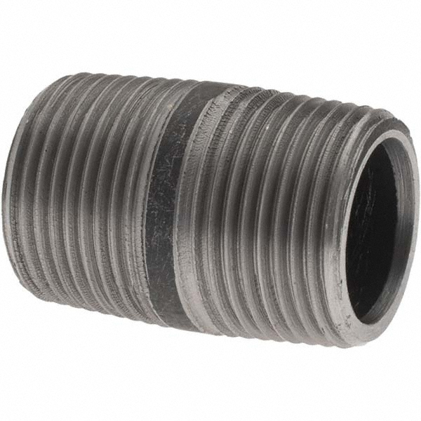 Value Collection Black Pipe Nipple: 3/4" Dia x 1-1/2" Long, Schedule 80 - BD-13660